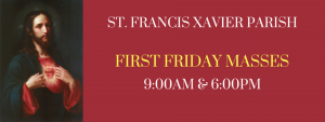 first friday sacred heart devotion
