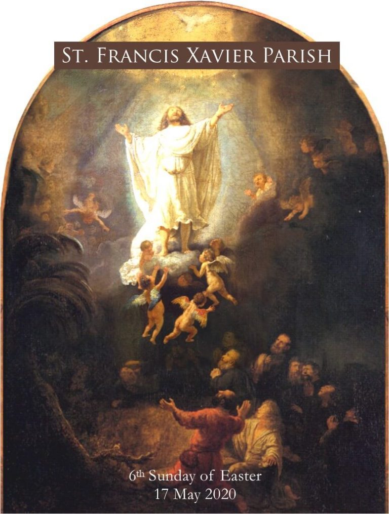 SFX Bulletin May 17 2020 Cover St. Francis Xavier Parish