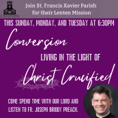 Recordings of 2024 Lenten Mission Talks